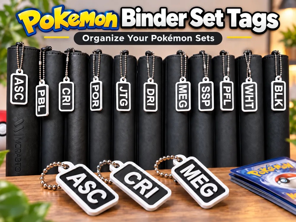 Pokemon Binder Set Tags